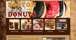 Desktop Screenshot of bostondonuts.com