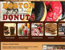 Tablet Screenshot of bostondonuts.com